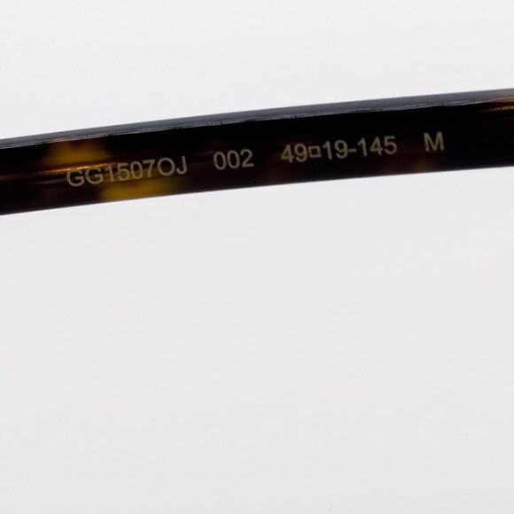 NEW GUCCI GG1507OJ 002 EYEGLASSES MEN HAVANA EYEWEAR - Picture 8 of 10